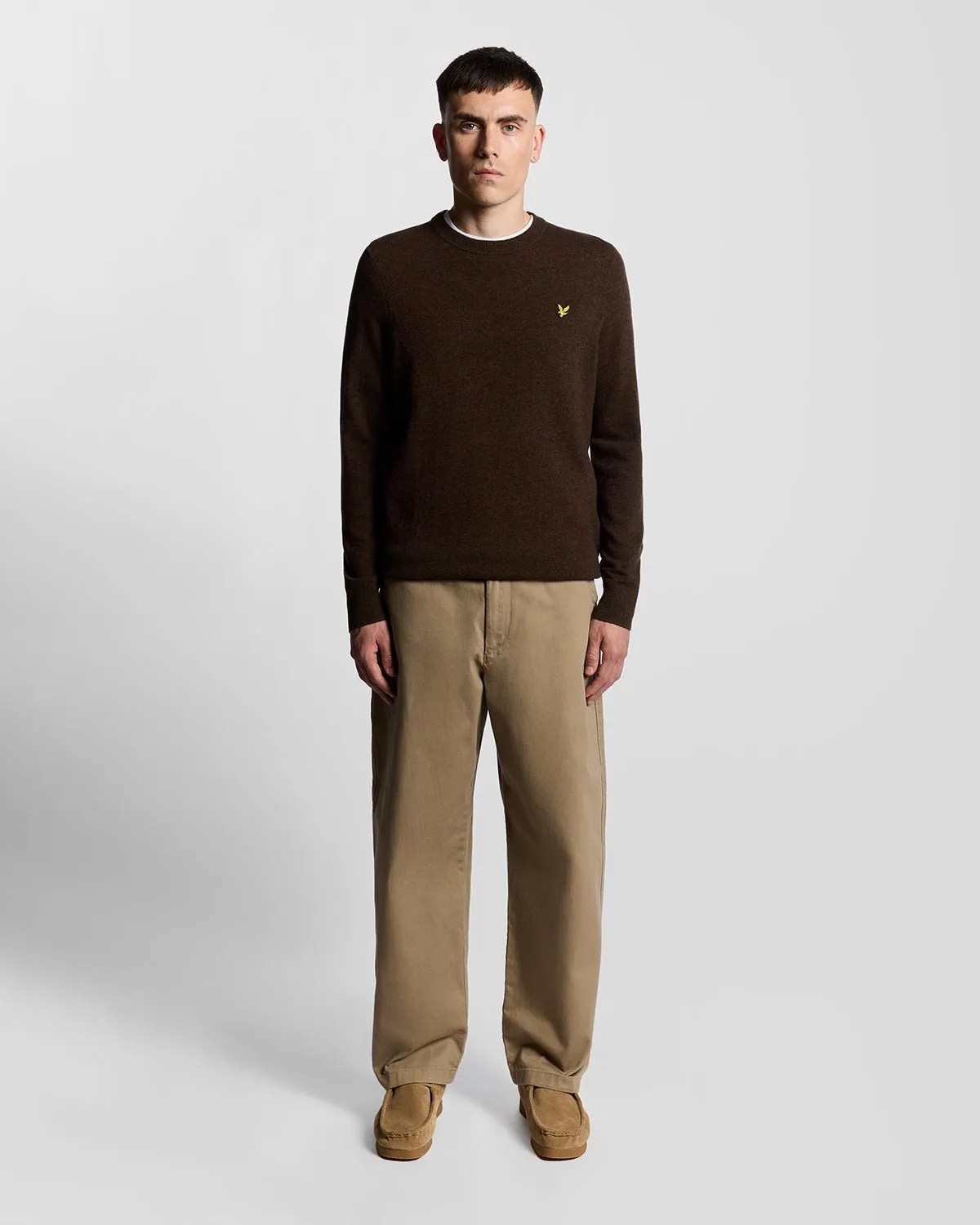 Lambswool Blend Crew Neck Jumper sold by Lyle & Scott product image thumbnail 2