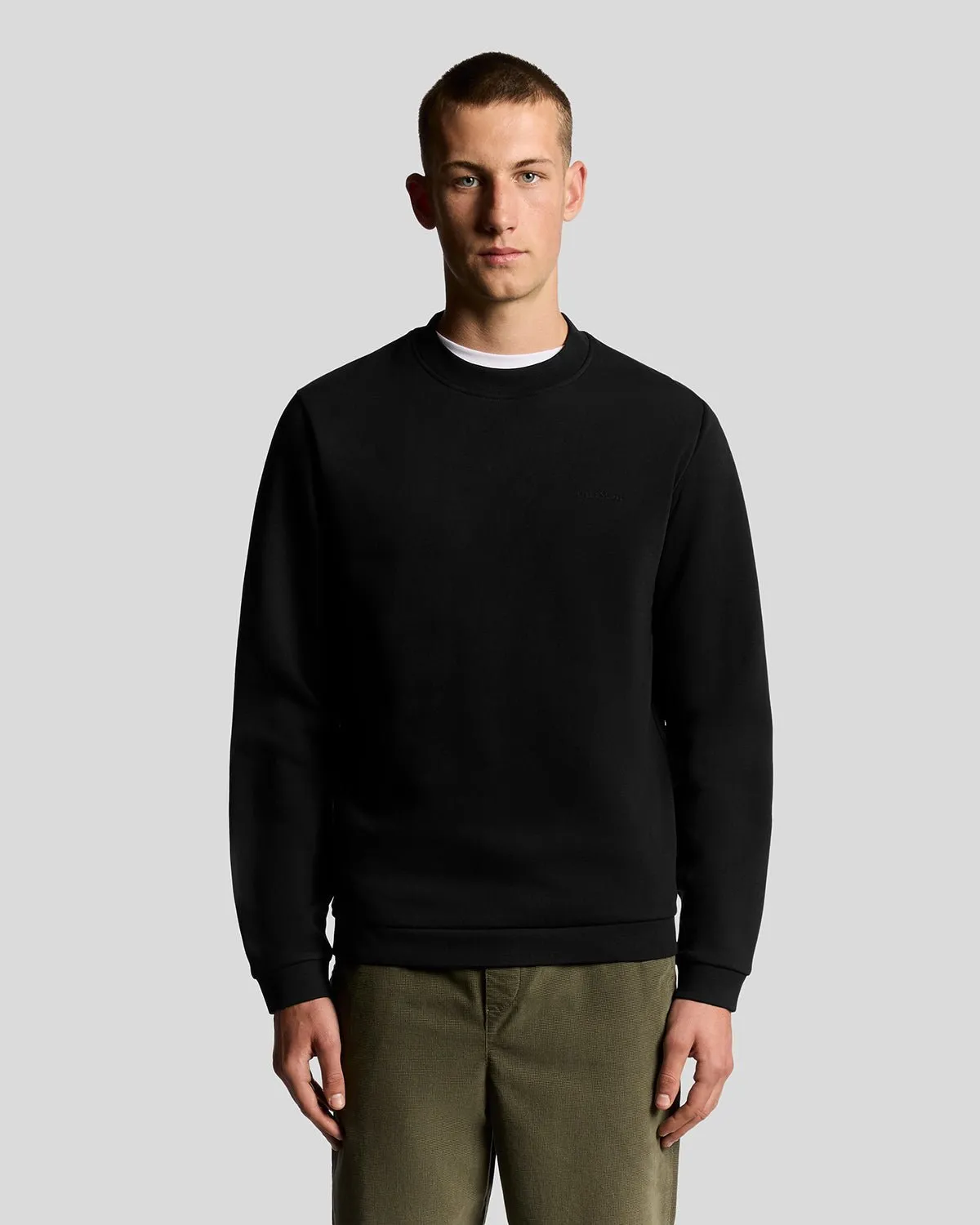 Brushback Fleece Crew Neck Sweatshirt sold by Lyle & Scott