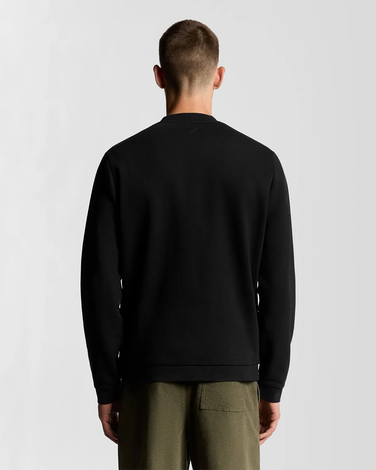Brushback Fleece Crew Neck Sweatshirt sold by Lyle & Scott product image thumbnail 4