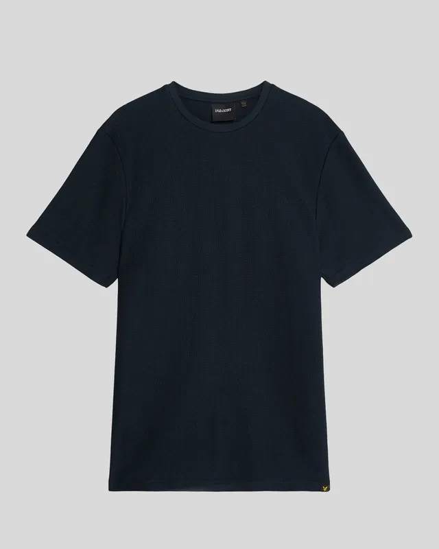 Jacquard Dobby Knit T-Shirt sold by Lyle & Scott product image thumbnail 5