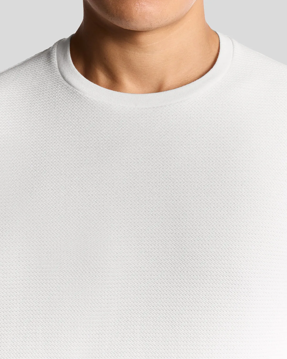 Jacquard Dobby Knit T-Shirt sold by Lyle & Scott product image thumbnail 3