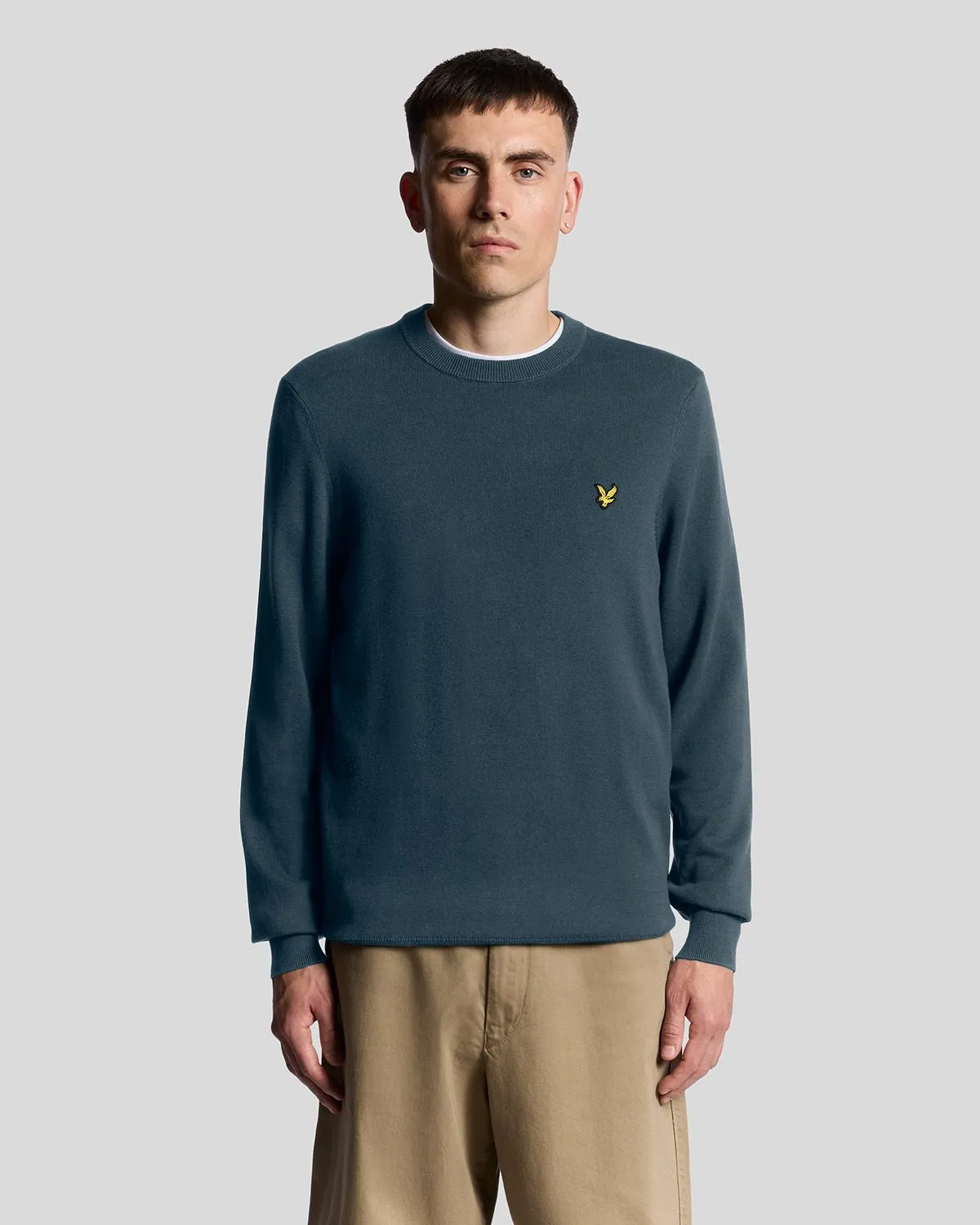 Cotton Crew Neck Jumper sold by Lyle & Scott