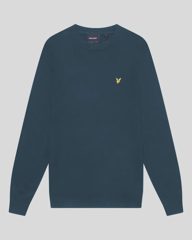 Cotton Crew Neck Jumper sold by Lyle & Scott product image thumbnail 5