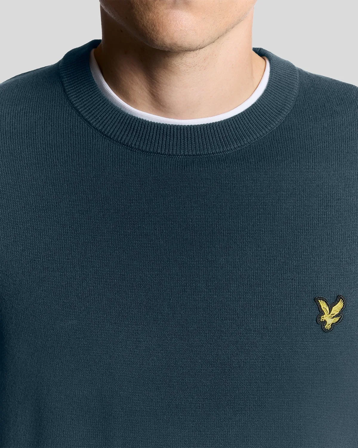 Cotton Crew Neck Jumper sold by Lyle & Scott product image thumbnail 3