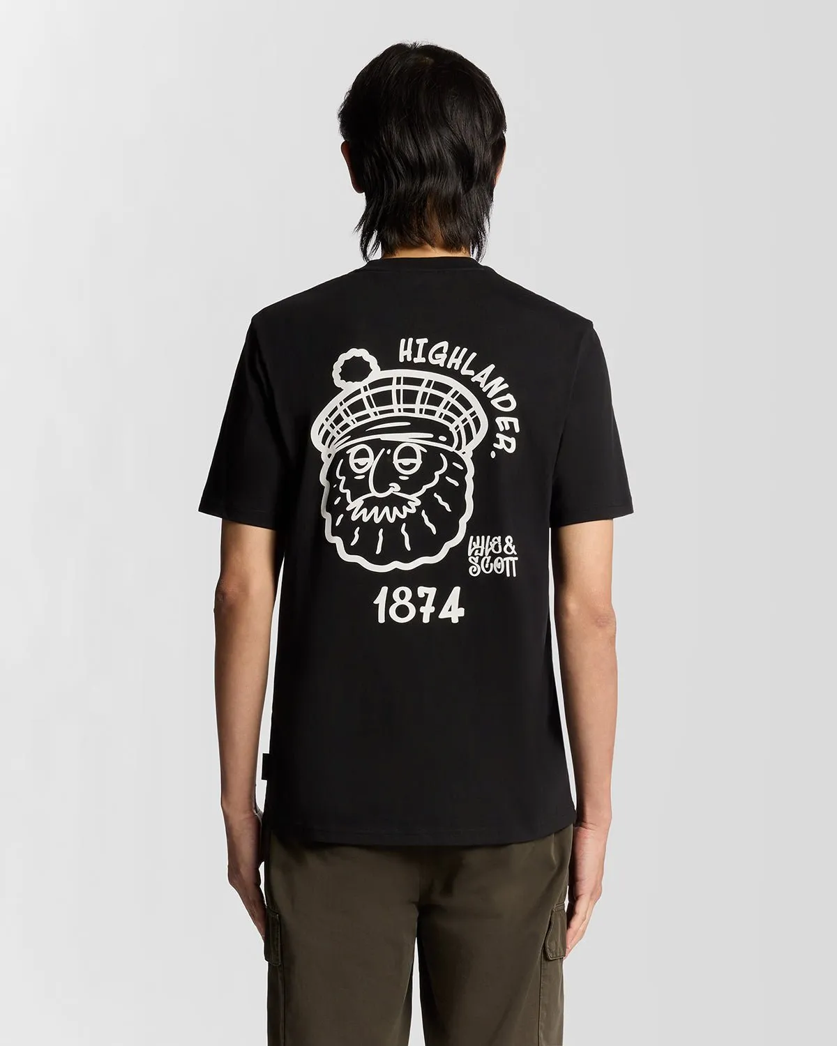 Highlander Graphic Cotton T-Shirt sold by Lyle & Scott product image thumbnail 4