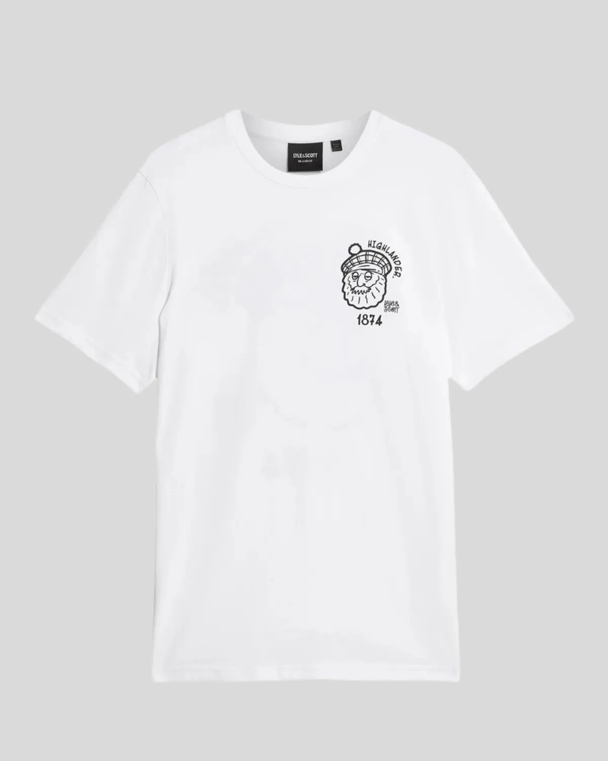 Highlander Graphic Cotton T-Shirt sold by Lyle & Scott product image thumbnail 5