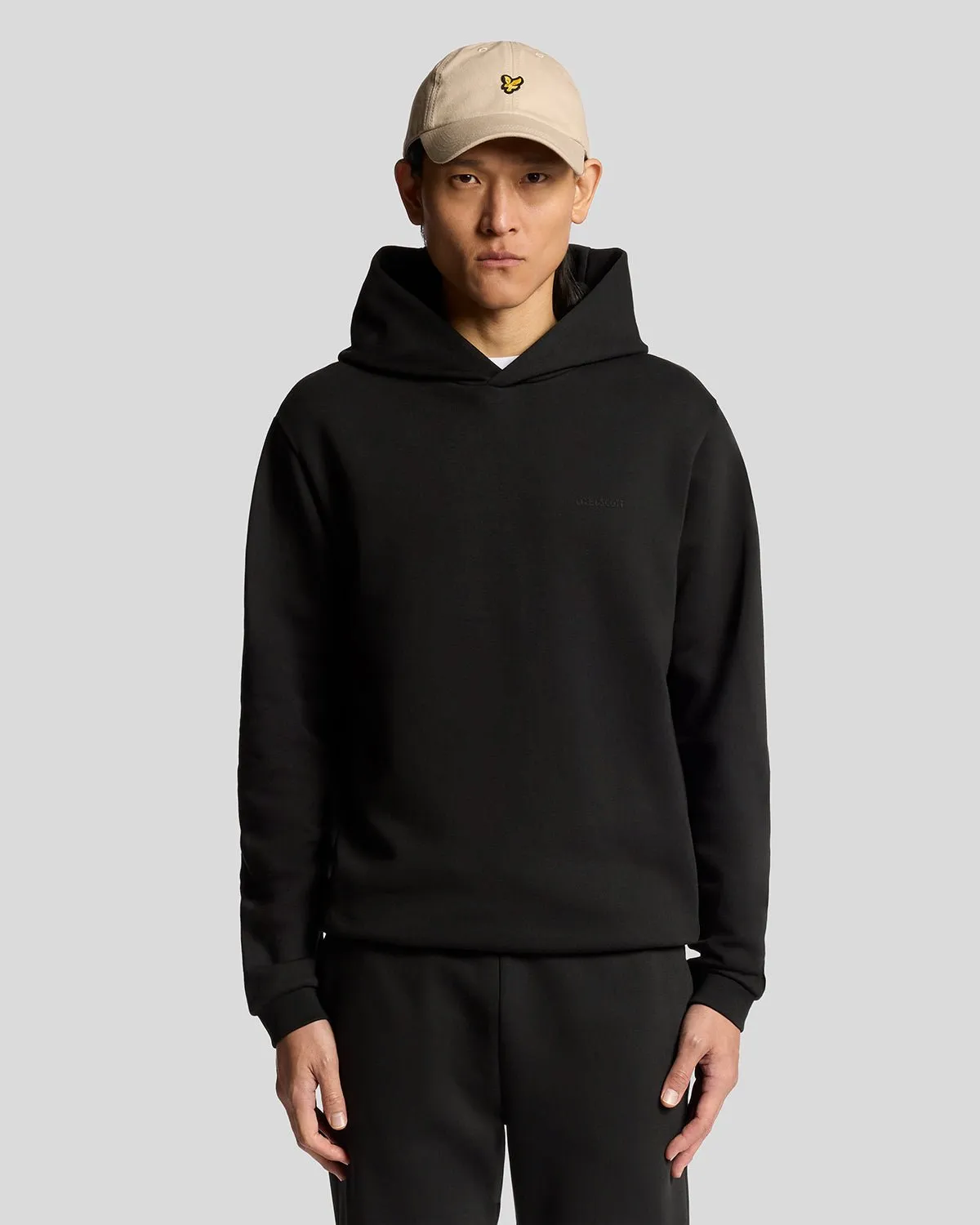 Brushback Fleece Hoodie sold by Lyle & Scott