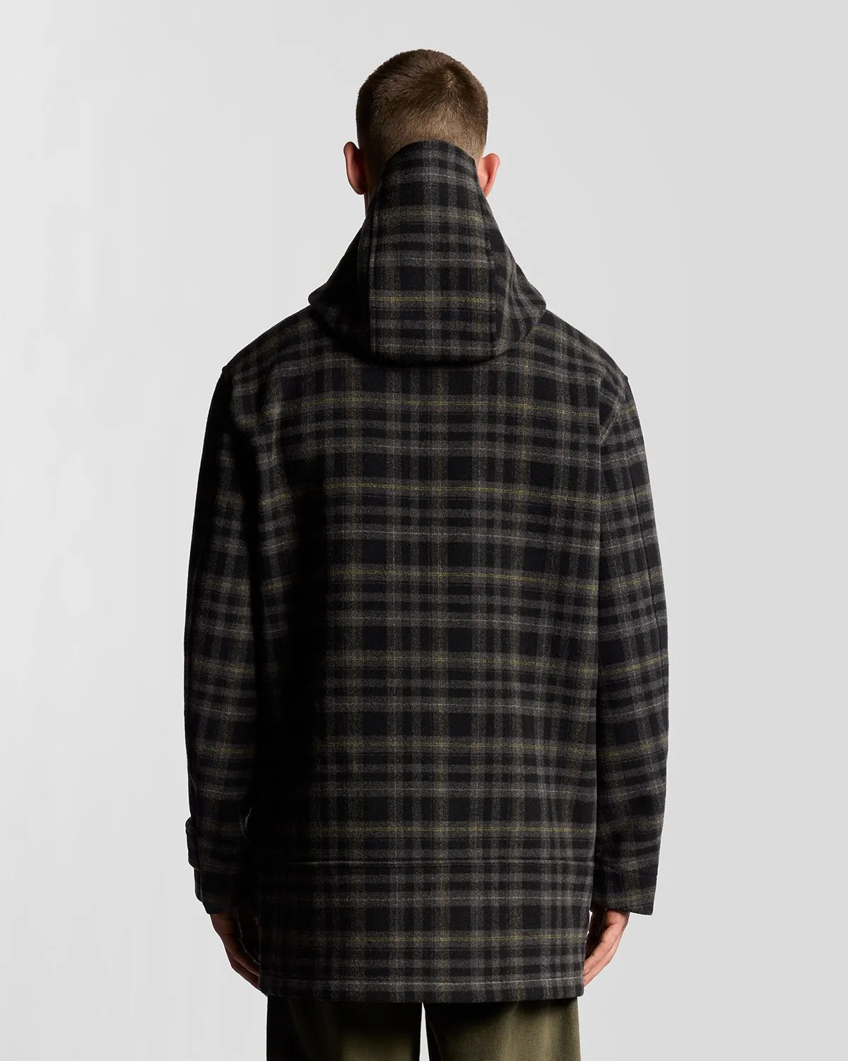 Modular Tartan Duffle Coat sold by Lyle & Scott product image thumbnail 4