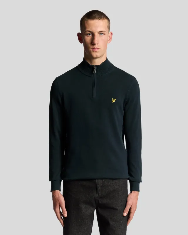 Cotton 1/4 Zip Jumper sold by Lyle & Scott