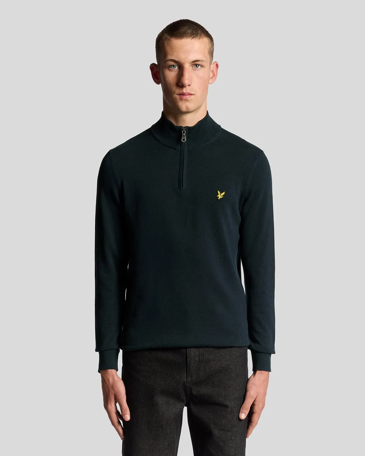 Cotton 1/4 Zip Jumper sold by Lyle & Scott