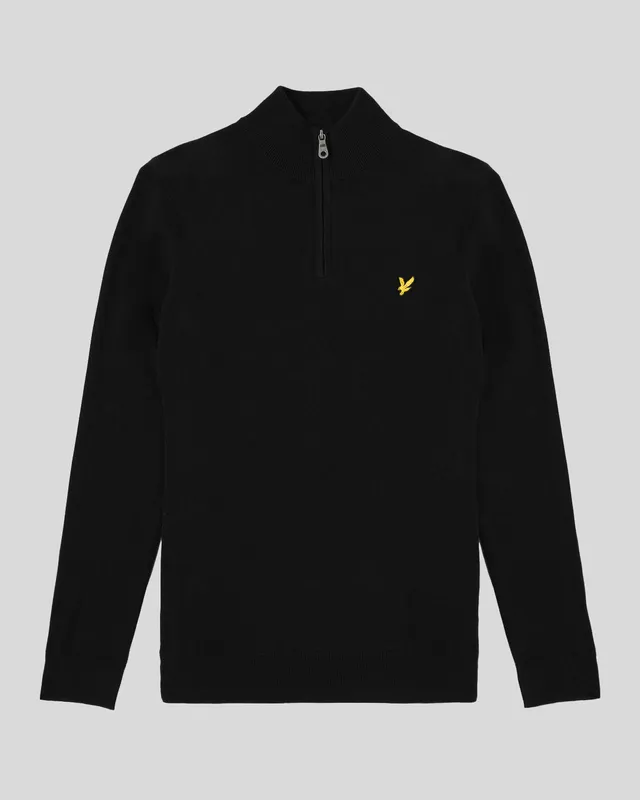 Cotton 1/4 Zip Jumper sold by Lyle & Scott