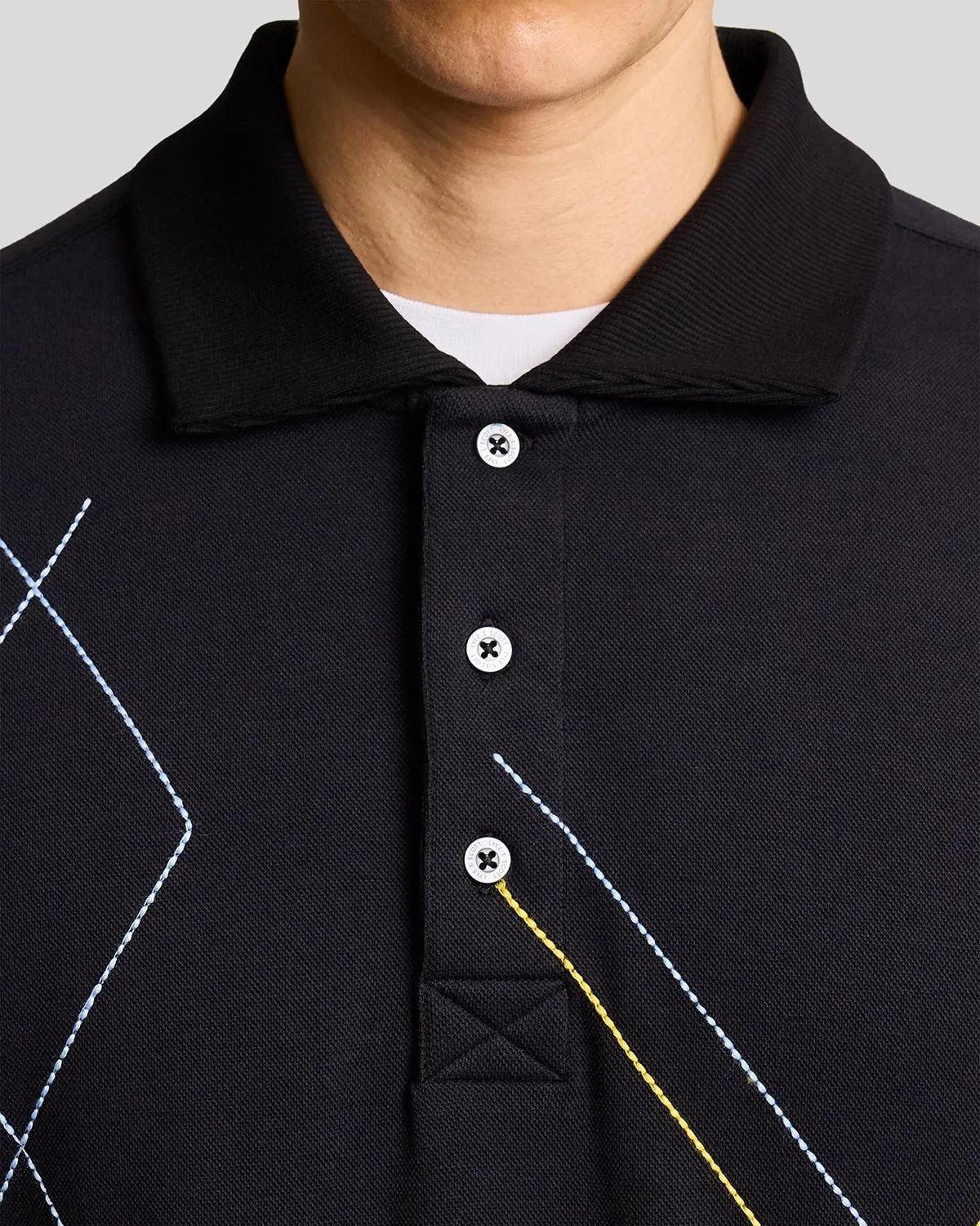 Argyle Rugby Shirt sold by Lyle & Scott product image thumbnail 5