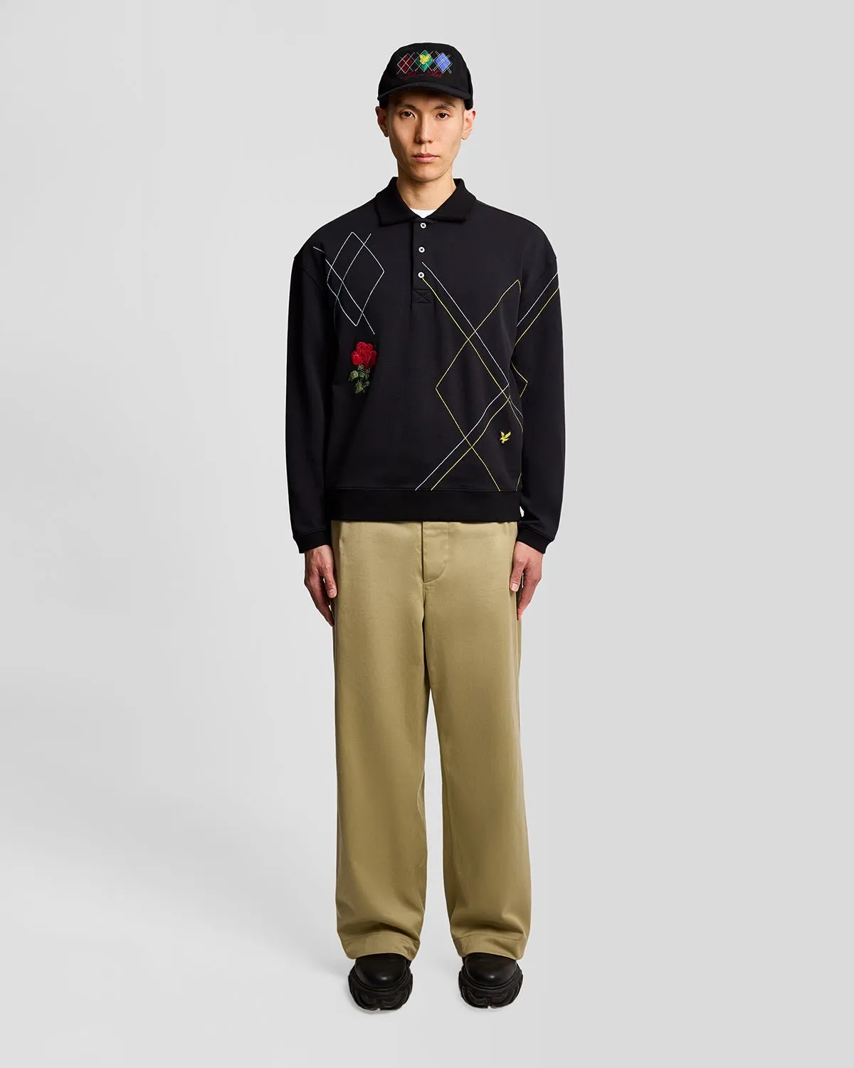 Argyle Rugby Shirt sold by Lyle & Scott product image thumbnail 2