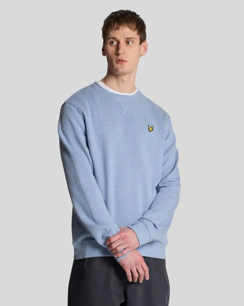 Heathered Crew Neck Sweatshirt sold by Lyle & Scott