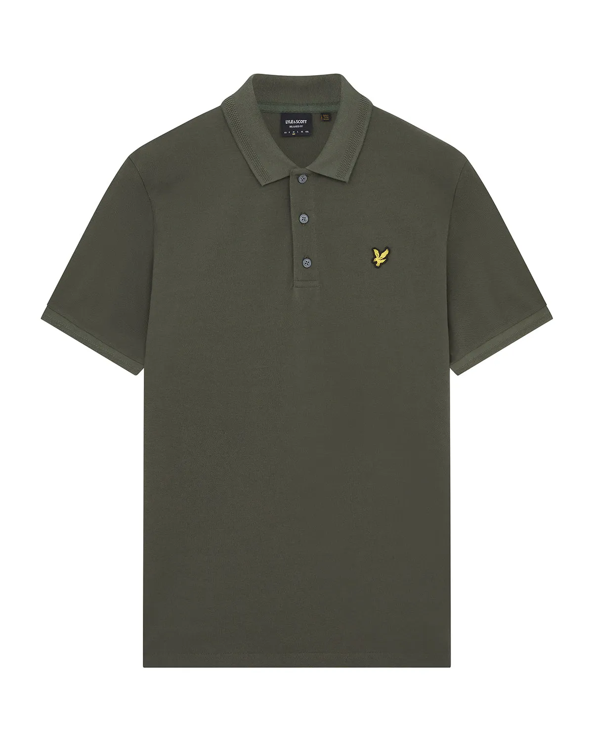 Textured Tipped Polo Shirt sold by Lyle & Scott product image thumbnail 5