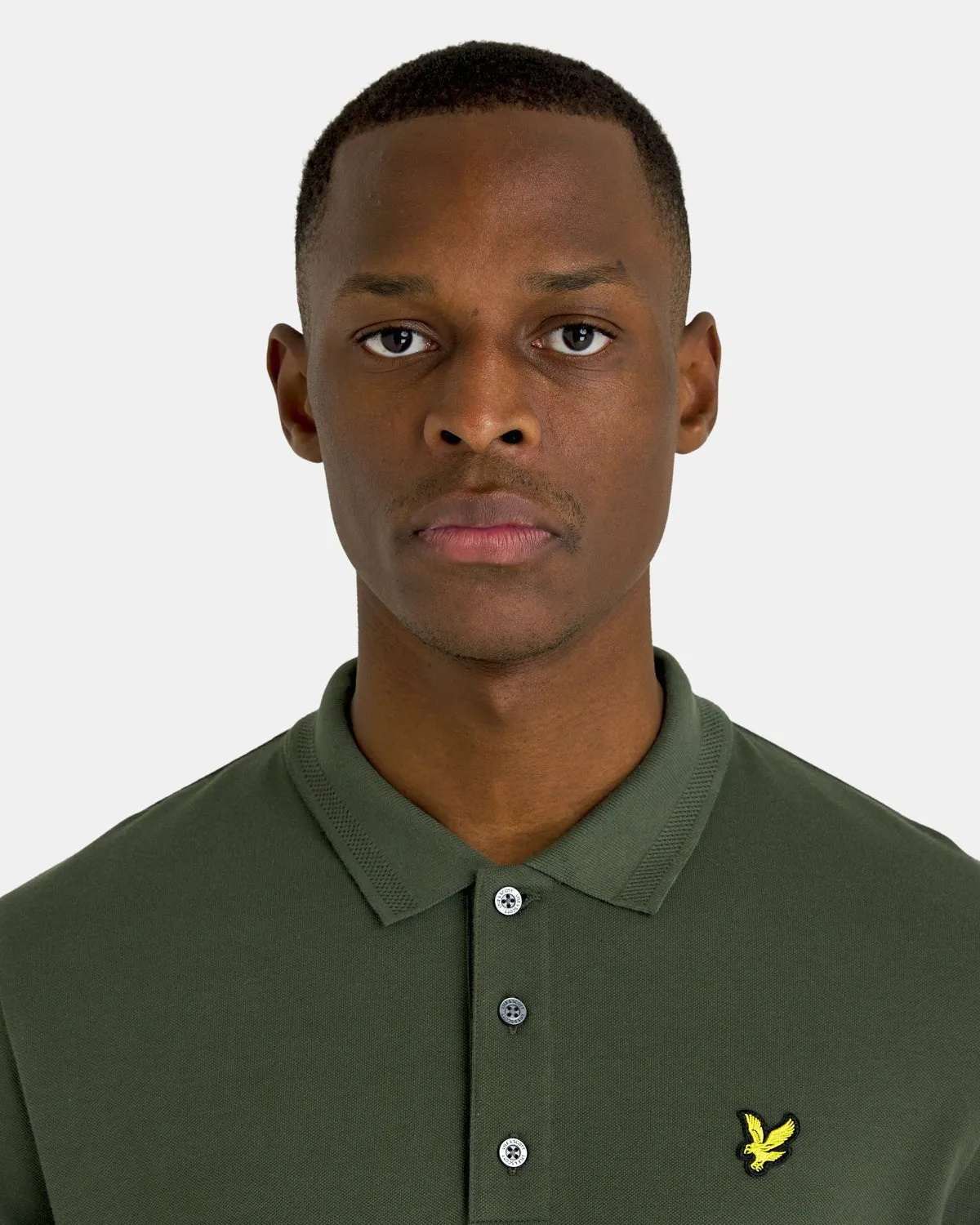 Textured Tipped Polo Shirt sold by Lyle & Scott product image thumbnail 4