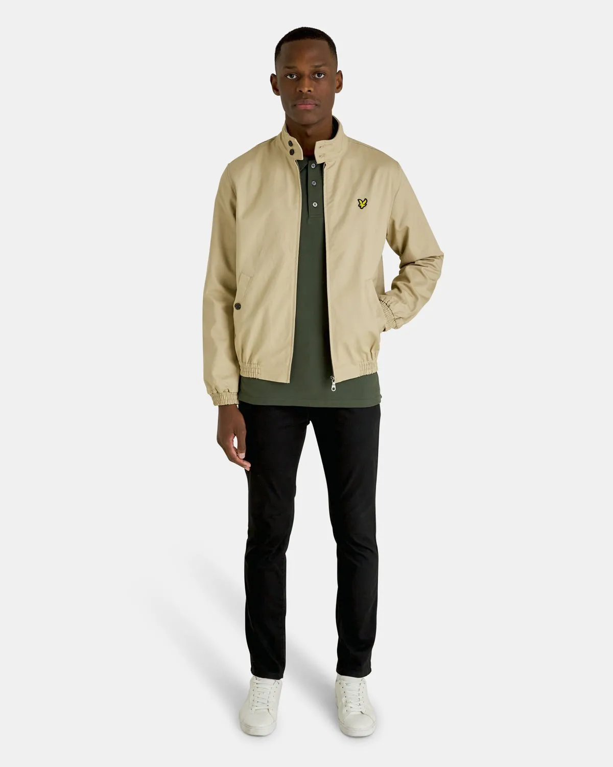 Textured Tipped Polo Shirt sold by Lyle & Scott product image thumbnail 2