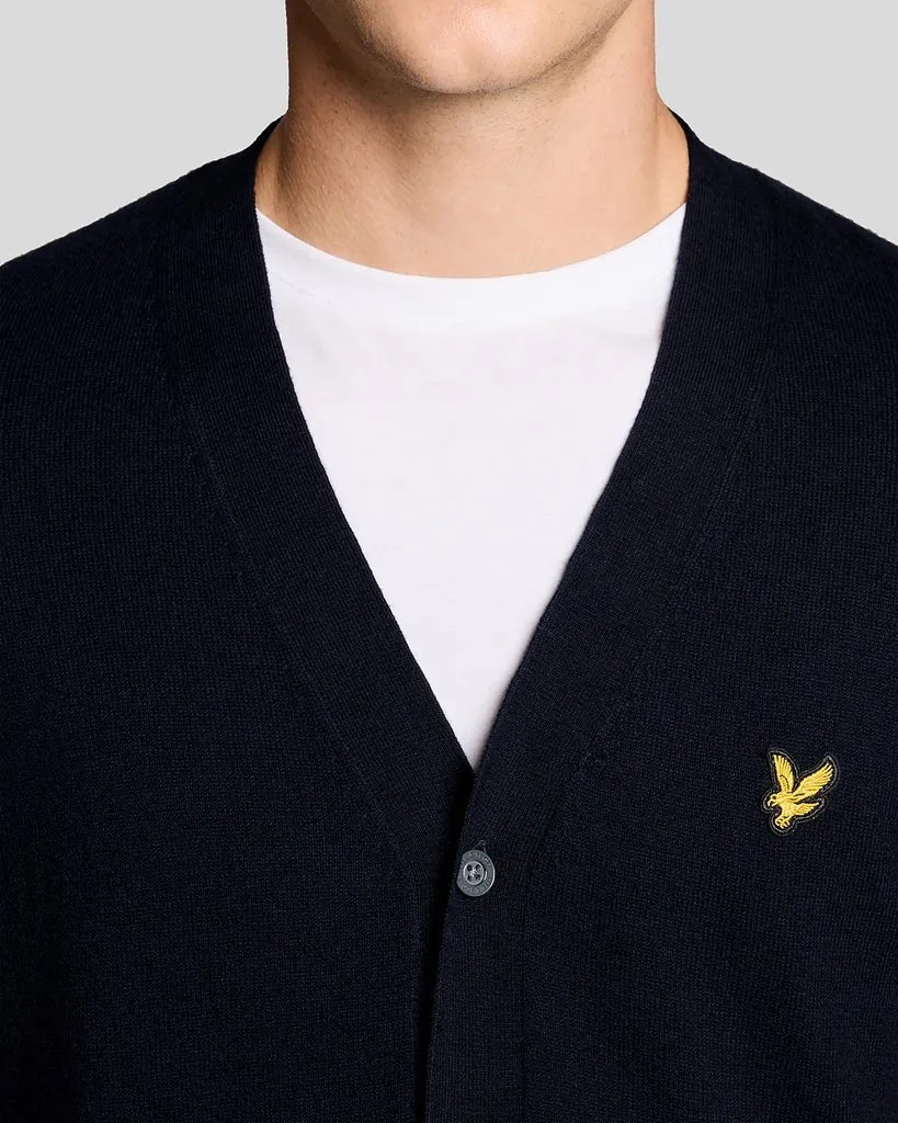 Cotton Merino V Neck Cardigan sold by Lyle & Scott product image thumbnail 3