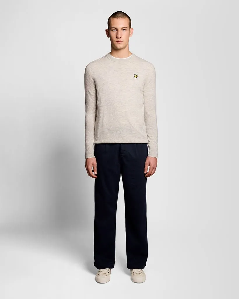 Lambswool Blend Crew Neck Jumper sold by Lyle & Scott product image thumbnail 2