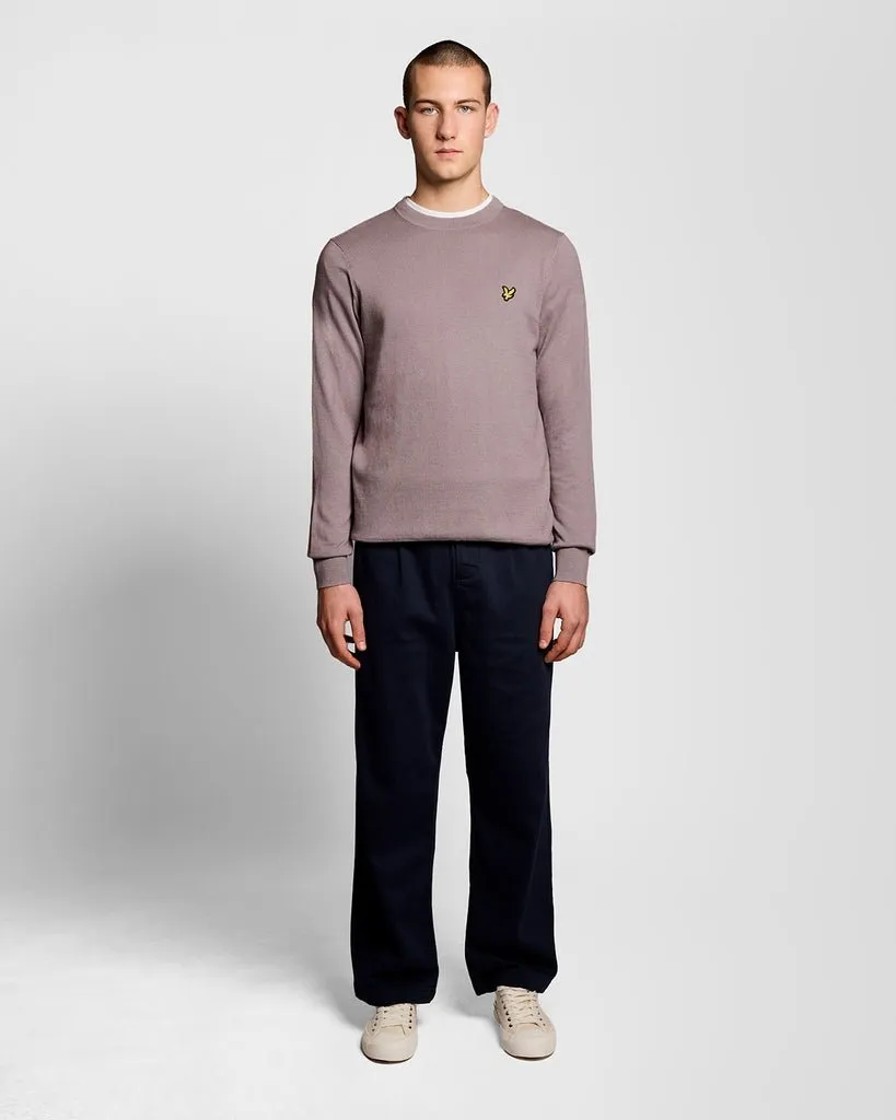 Cotton Merino Crew Neck Jumper sold by Lyle & Scott product image thumbnail 2