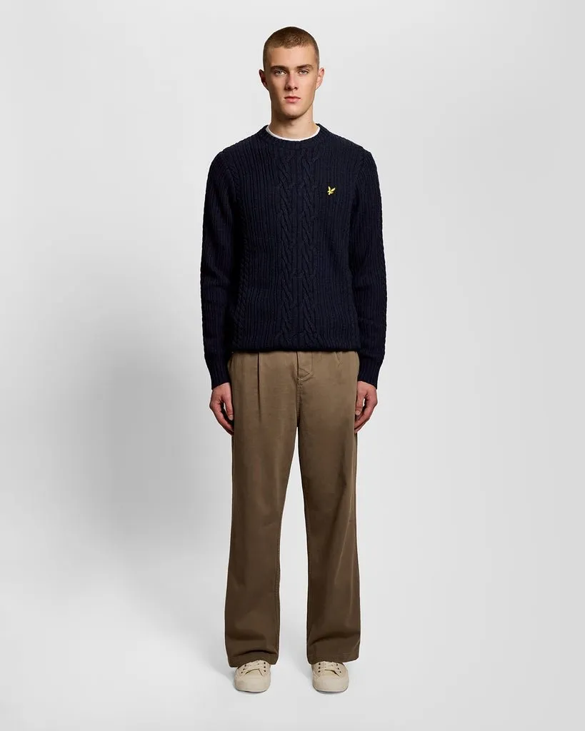 Ribbed Cable Knit Jumper sold by Lyle & Scott product image thumbnail 2
