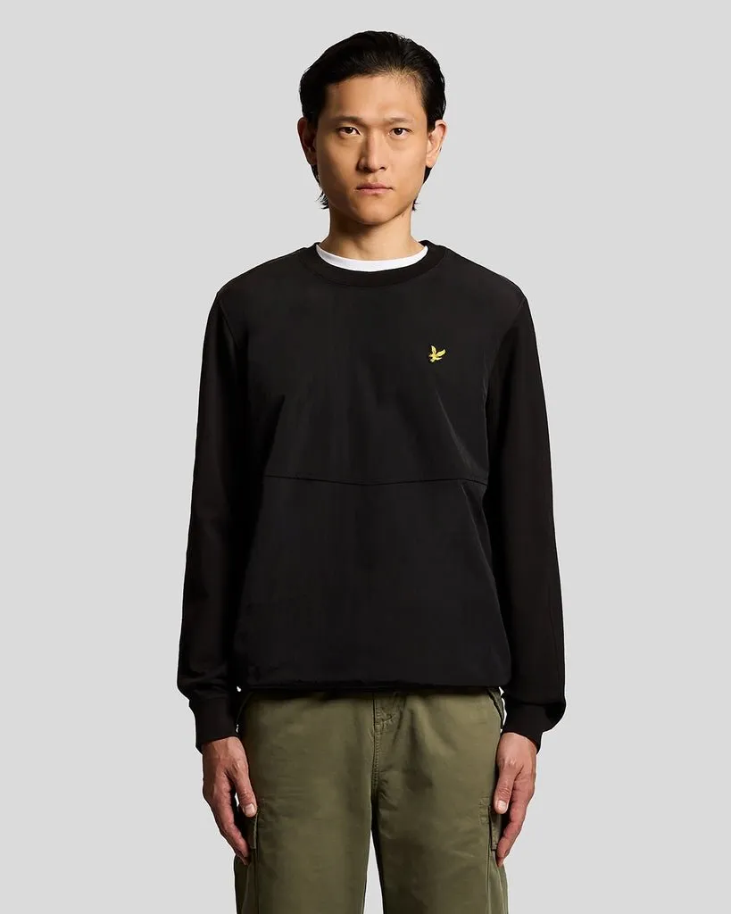 Half Raglan Sleeve Panneled Sweatshirt sold by Lyle & Scott