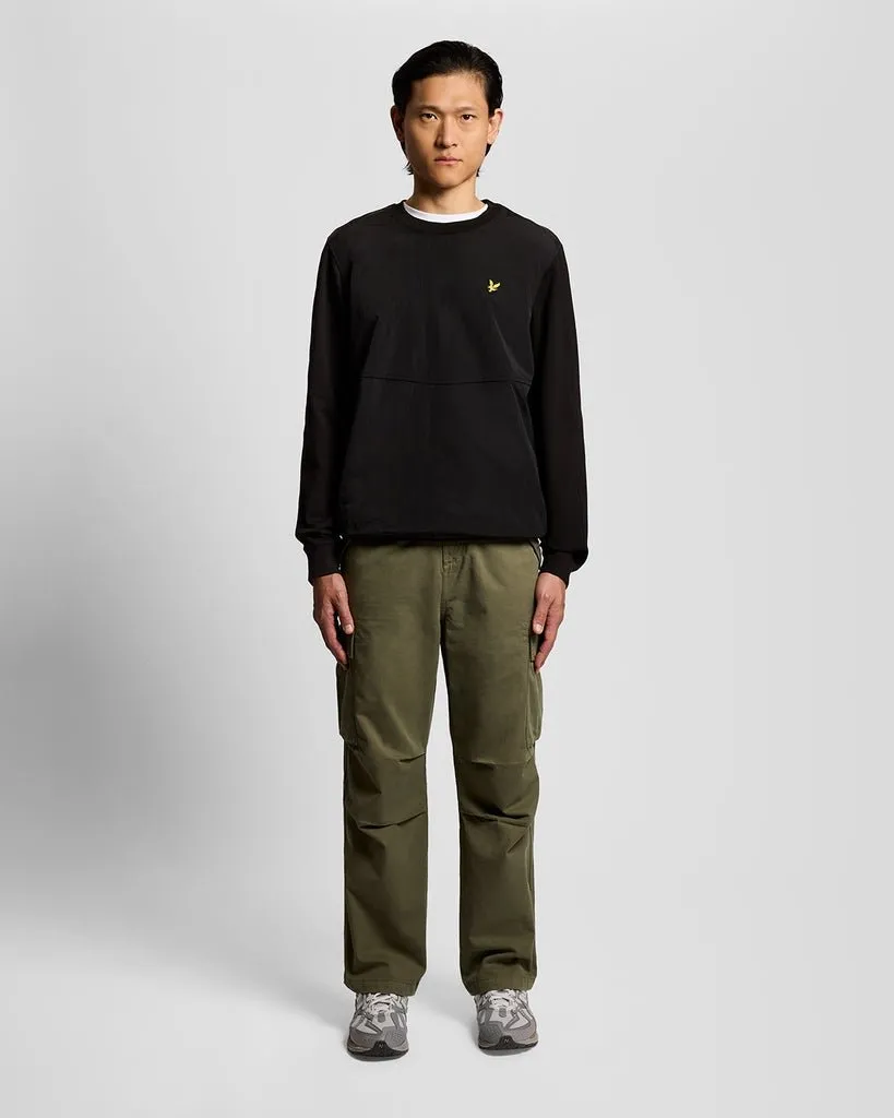 Half Raglan Sleeve Panneled Sweatshirt sold by Lyle & Scott product image thumbnail 3