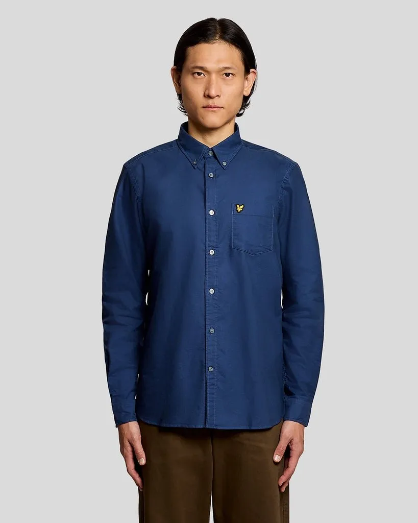 Cotton Button Down Oxford Shirt sold by Lyle & Scott