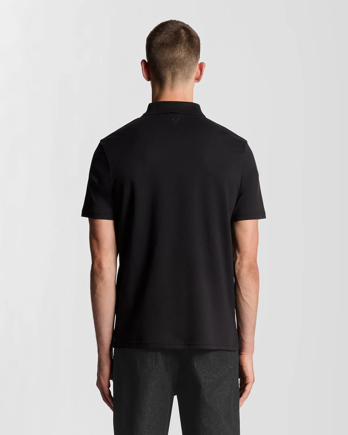 Text Logo Interlock Polo Shirt sold by Lyle & Scott product image thumbnail 4