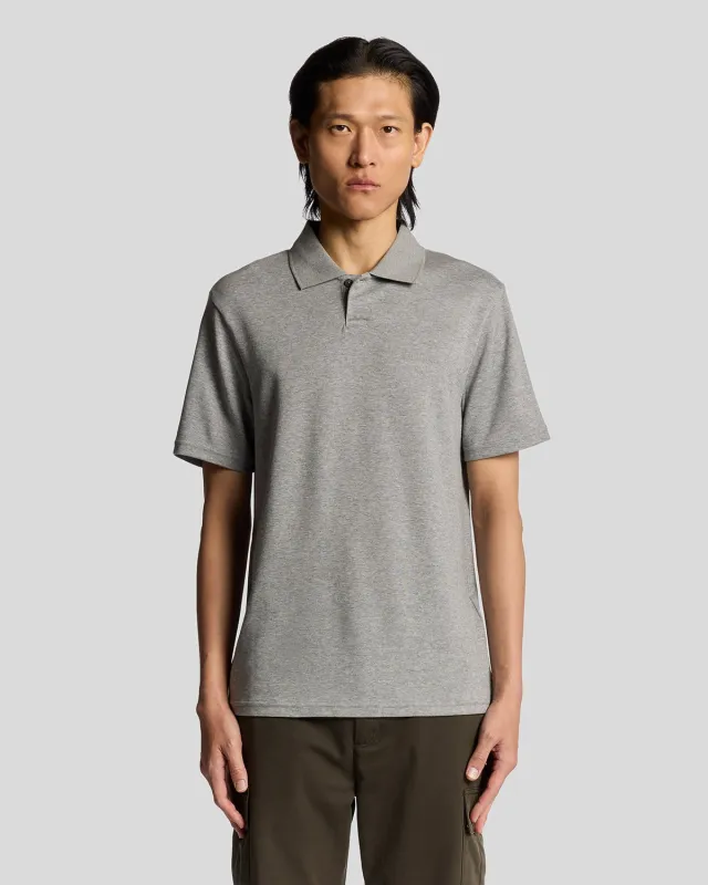 Text Logo Interlock Polo Shirt sold by Lyle & Scott