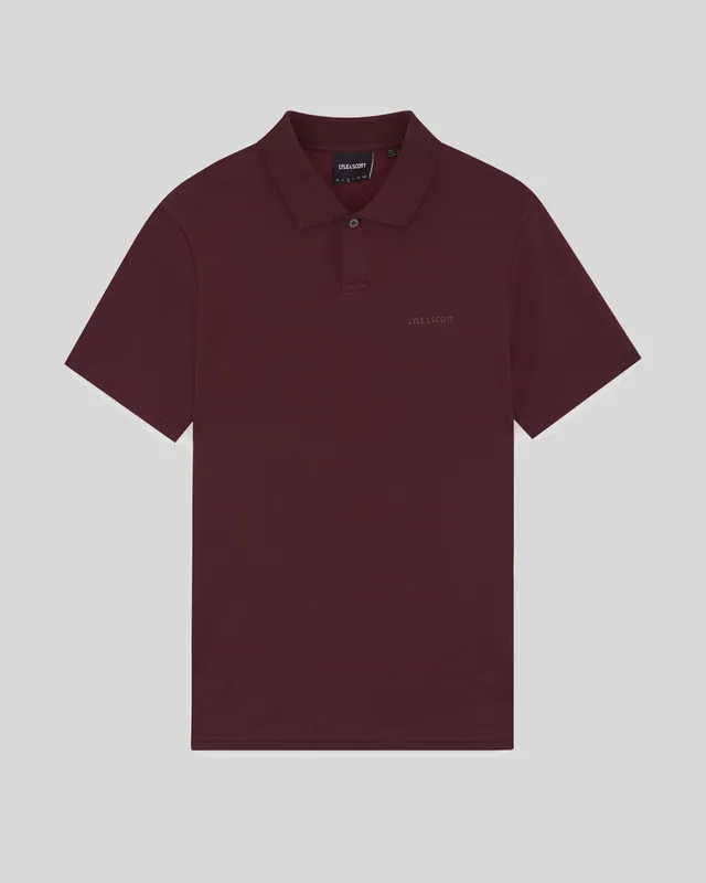 Text Logo Interlock Polo Shirt sold by Lyle & Scott product image thumbnail 5