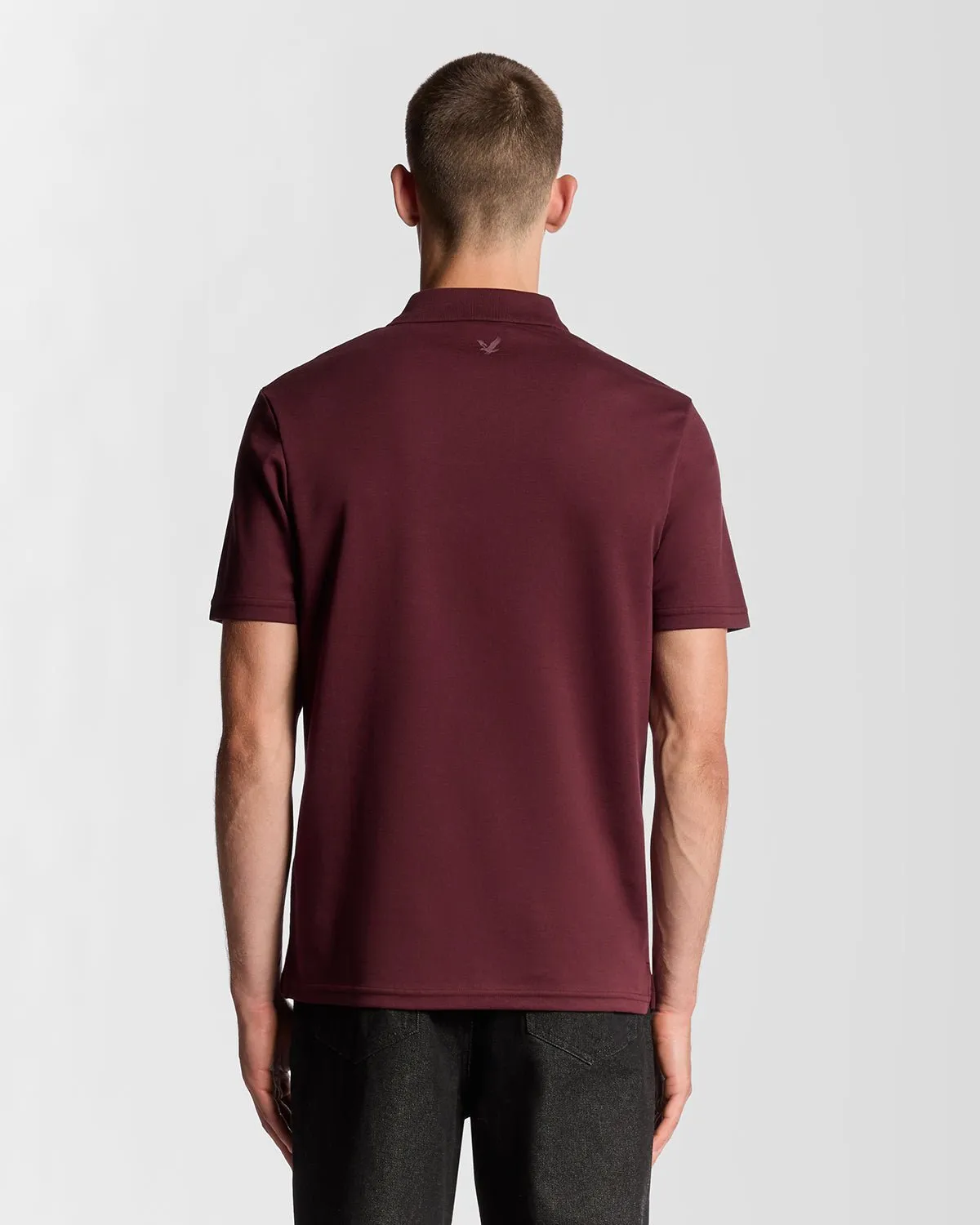 Text Logo Interlock Polo Shirt sold by Lyle & Scott product image thumbnail 4