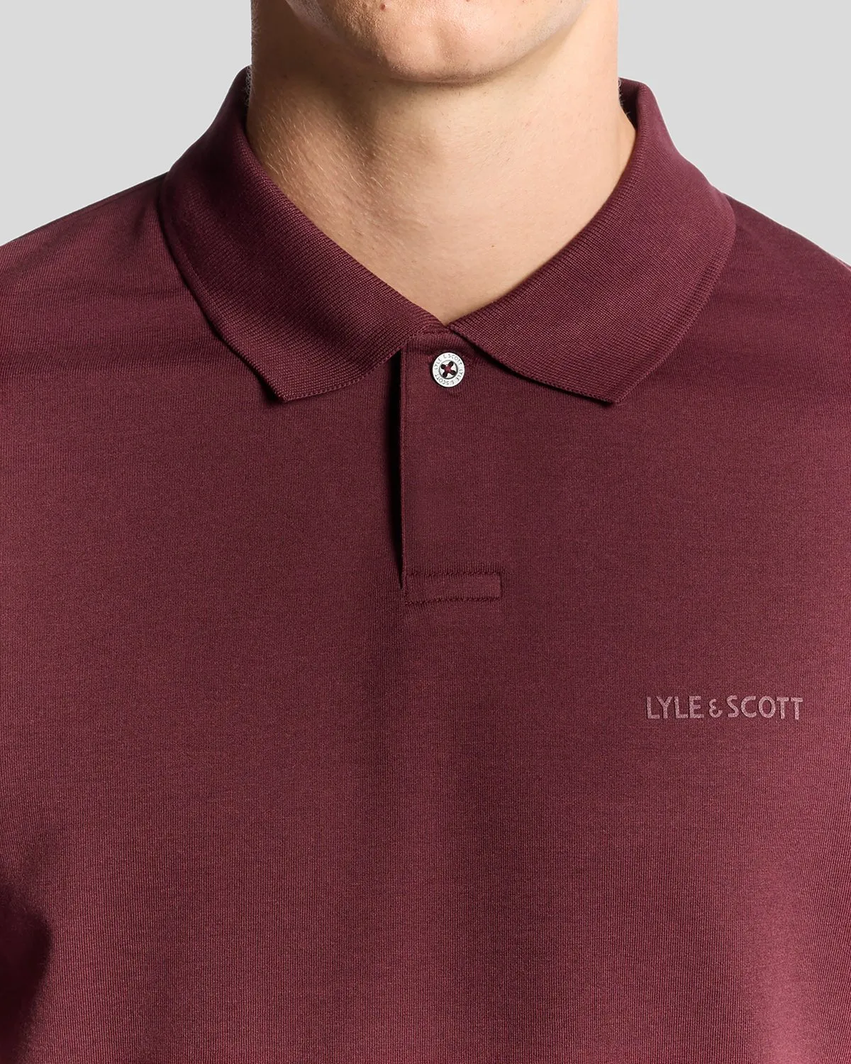 Text Logo Interlock Polo Shirt sold by Lyle & Scott product image thumbnail 3