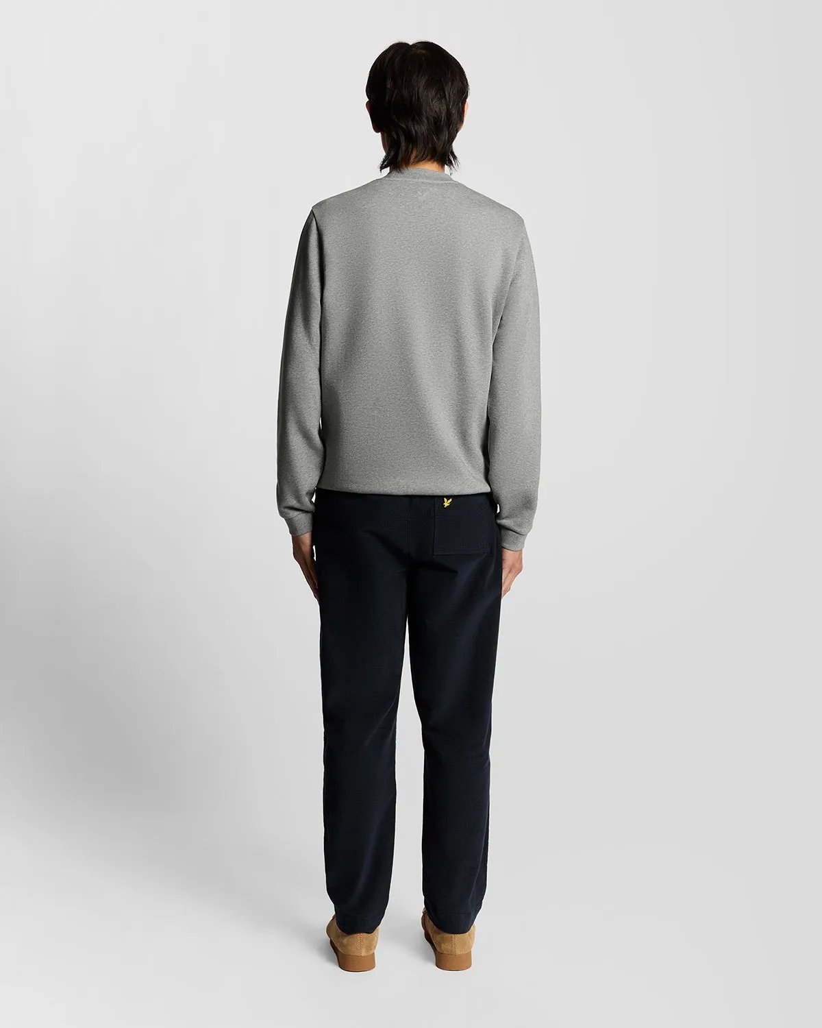 Brushback Fleece Crew Neck Sweatshirt sold by Lyle & Scott product image thumbnail 4
