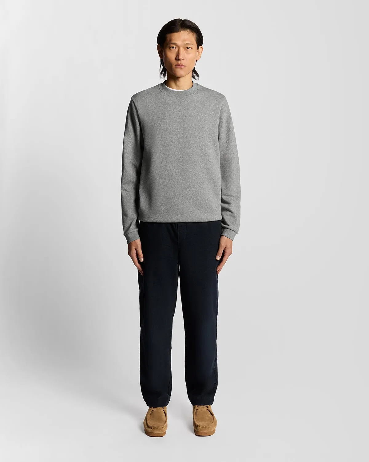 Brushback Fleece Crew Neck Sweatshirt sold by Lyle & Scott product image thumbnail 2