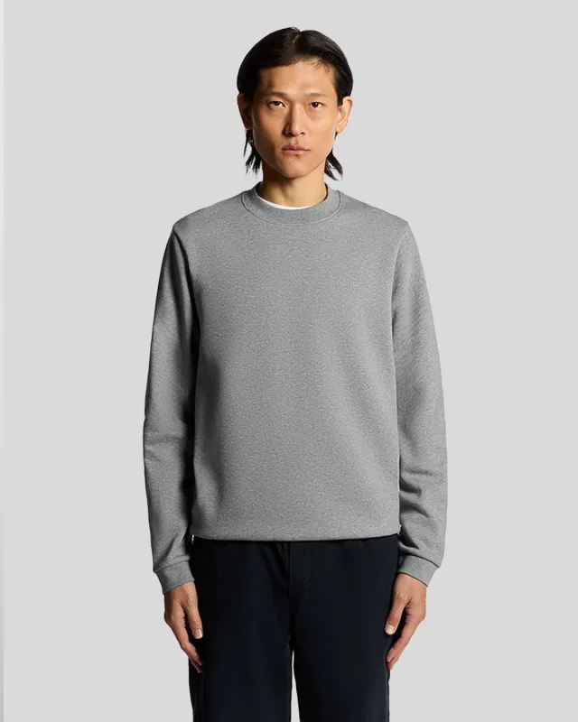 Brushback Fleece Crew Neck Sweatshirt sold by Lyle & Scott
