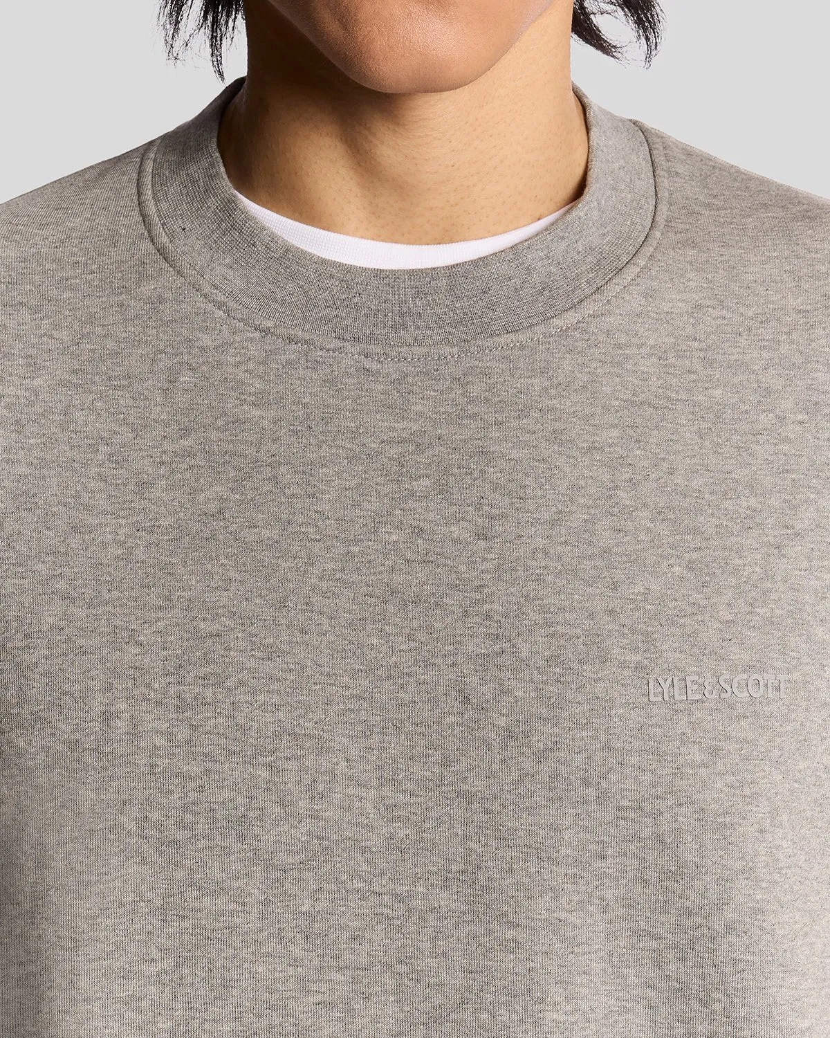 Brushback Fleece Crew Neck Sweatshirt sold by Lyle & Scott product image thumbnail 3