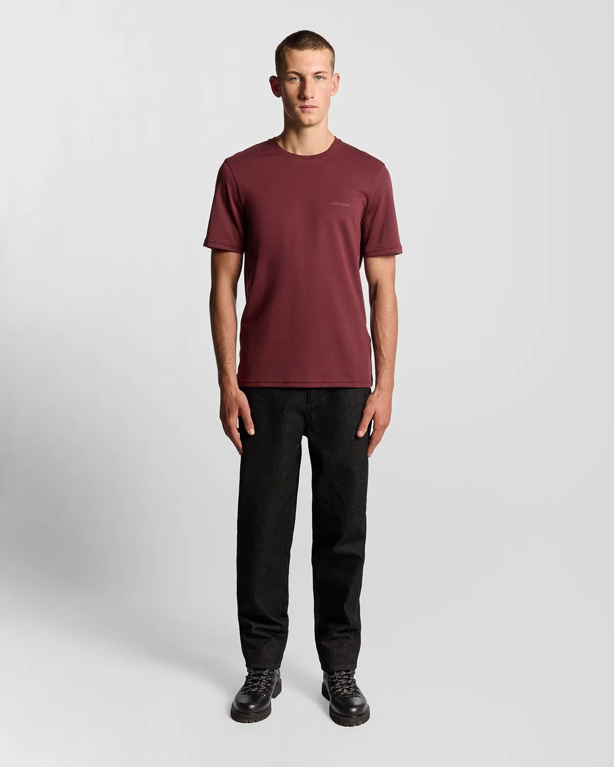 Text Logo Interlock T-Shirt sold by Lyle & Scott product image thumbnail 2