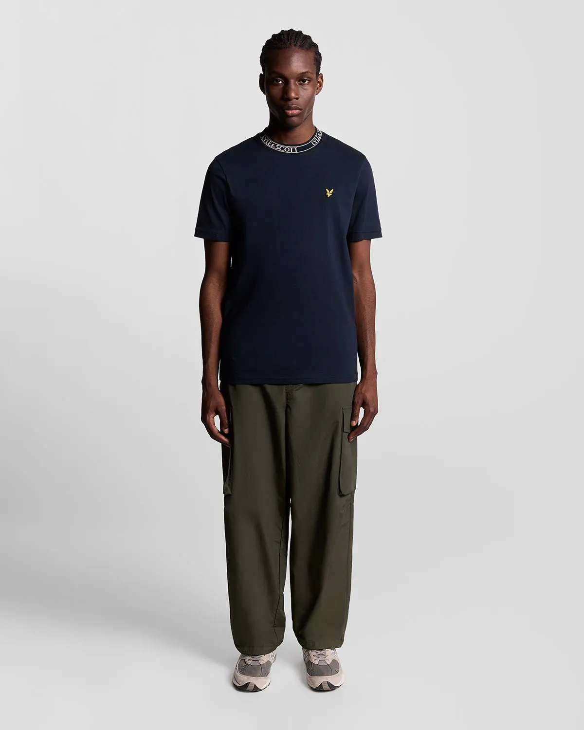 Collar Logo Ribbed T-Shirt sold by Lyle & Scott product image thumbnail 2