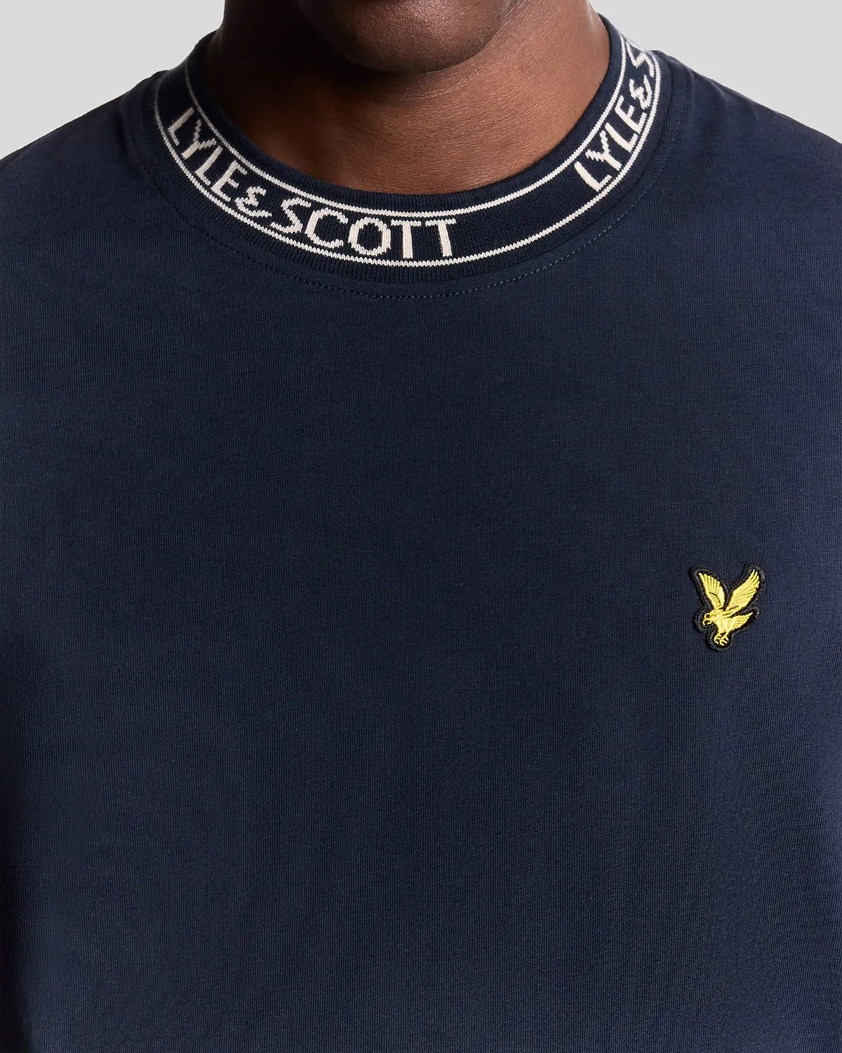 Collar Logo Ribbed T-Shirt sold by Lyle & Scott product image thumbnail 3