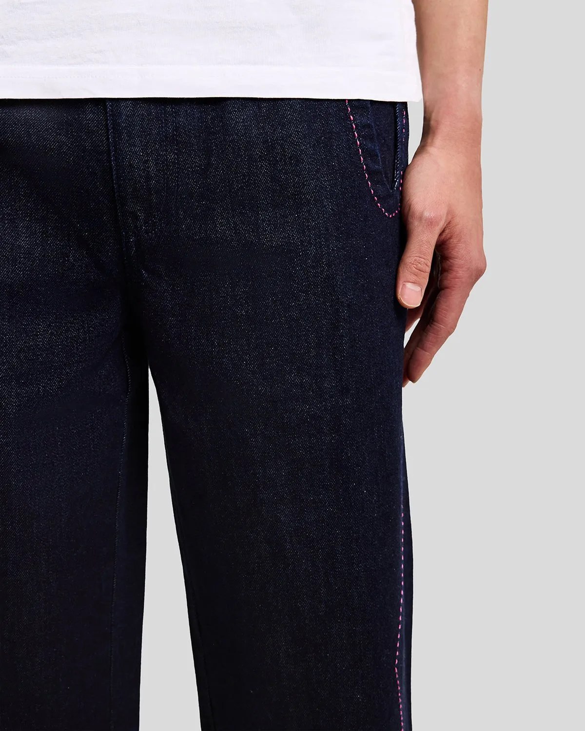 Contrast Cuff Barrel Leg Trouser sold by Lyle & Scott product image thumbnail 3