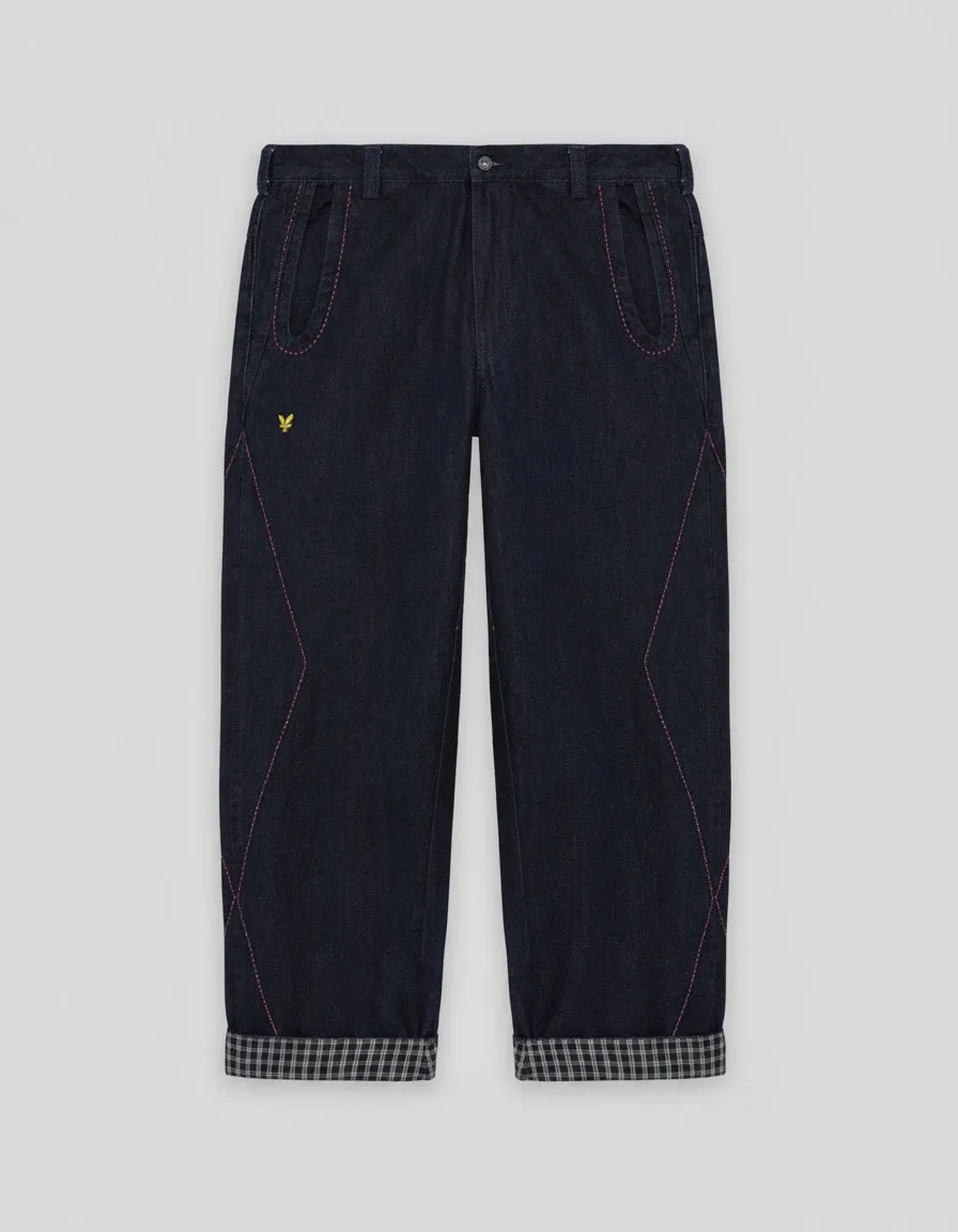 Contrast Cuff Barrel Leg Trouser sold by Lyle & Scott product image thumbnail 5