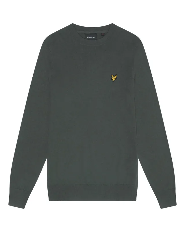 Cotton Merino Crew Neck Jumper sold by Lyle & Scott