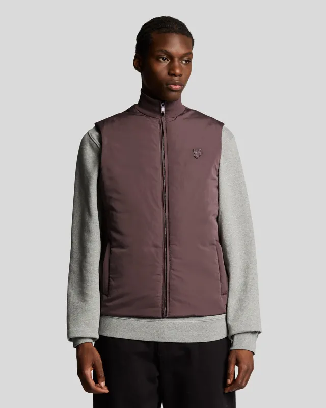 Tonal Hybrid Gilet sold by Lyle & Scott