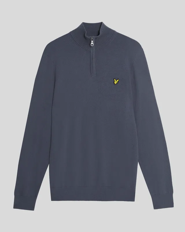 Cotton Merino 1/4 Zip Jumper sold by Lyle & Scott