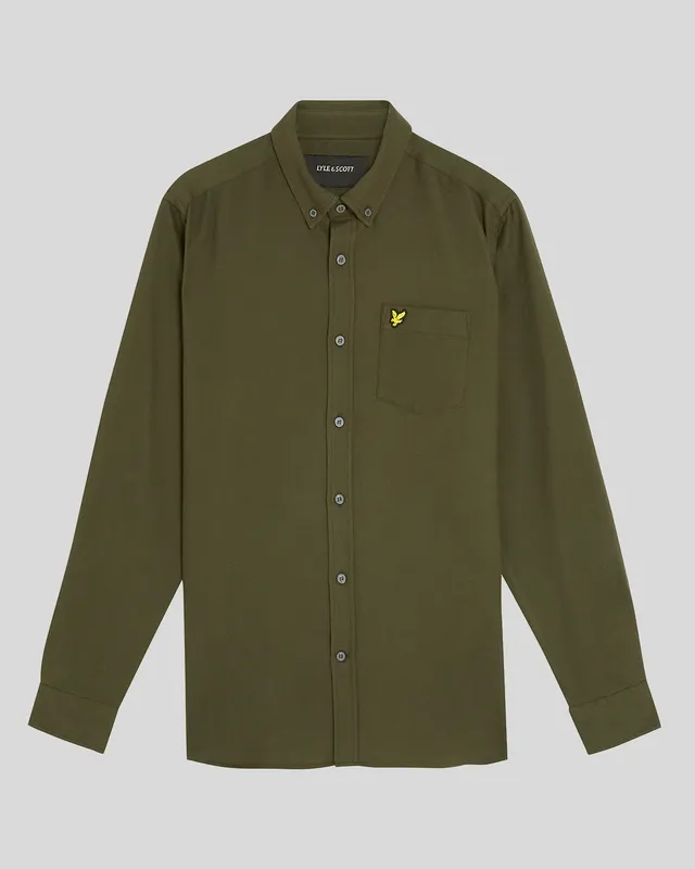 Button Down Flannel Shirt sold by Lyle & Scott