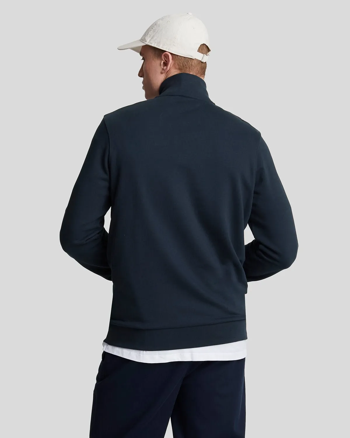 Cotton Loopback 1/4 Zip Sweatshirt sold by Lyle & Scott product image thumbnail 3