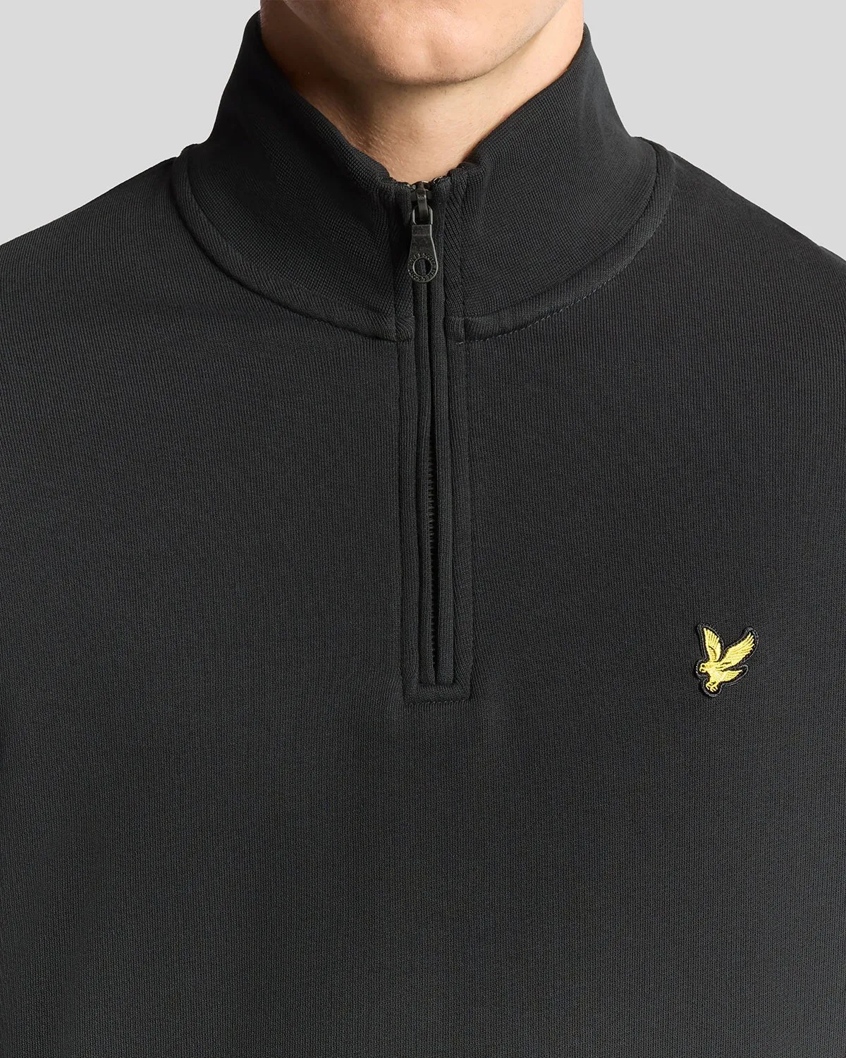 Cotton Loopback 1/4 Zip Sweatshirt sold by Lyle & Scott product image thumbnail 3