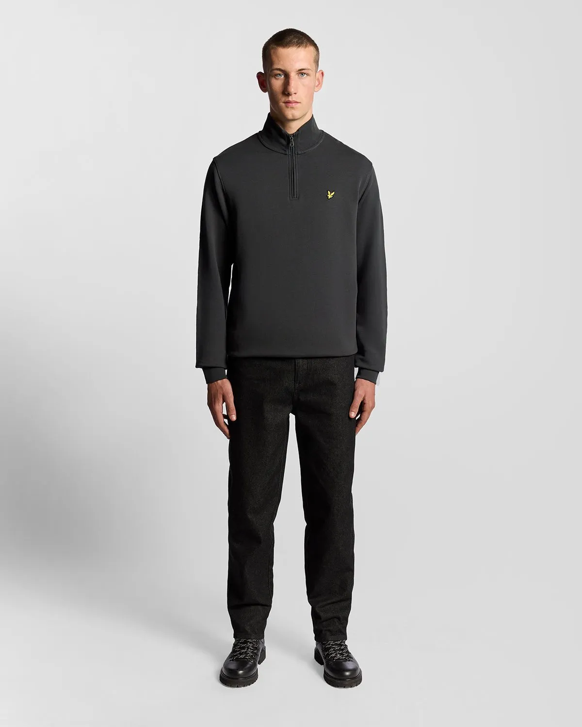 Cotton Loopback 1/4 Zip Sweatshirt sold by Lyle & Scott product image thumbnail 2