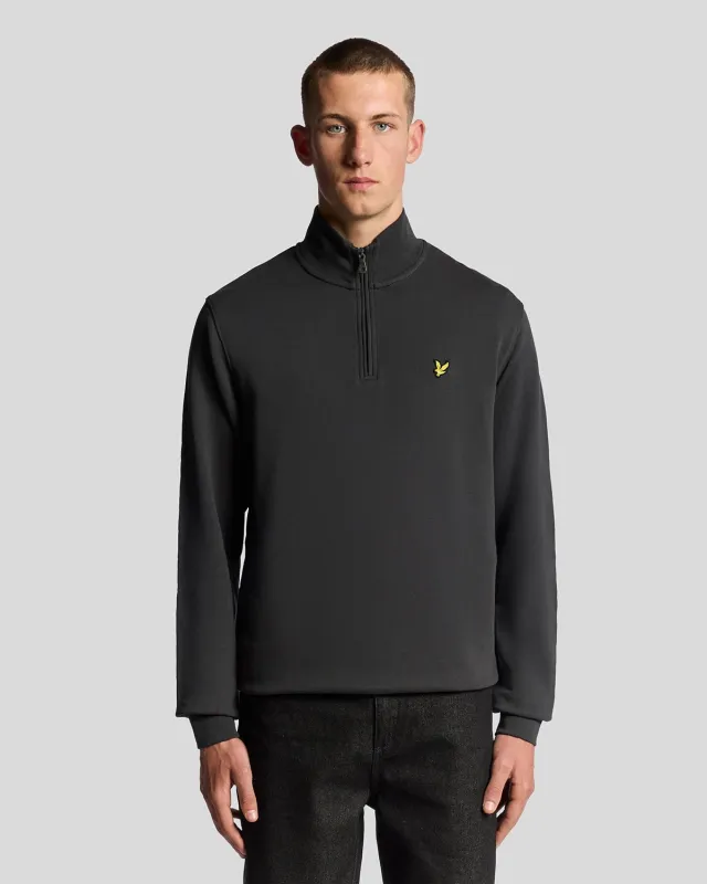 Cotton Loopback 1/4 Zip Sweatshirt sold by Lyle & Scott